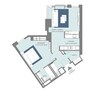 Meraas Bluewaters 1 Bed Layout