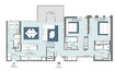 Meraas Bluewaters 2 Beds Layout