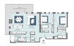 Meraas Bluewaters 2 Beds Layout