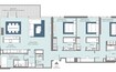 Meraas Bluewaters 3 Beds Layout