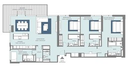 3 Beds 2141 Sq. Ft. Apartment in Meraas Bluewaters