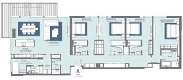 4 Beds 2473 Sq. Ft. Apartment in Meraas Bluewaters