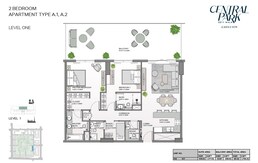 2 Beds 1736 Sq. Ft. Apartment in Meraas Castleton Central Park