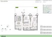 Meraas Celadon Central Park 2 Beds Layout