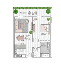 1 Bed 1023 Sq. Ft. Apartment in Meraas Central Park