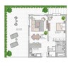 Meraas Central Park 1 Bed Layout
