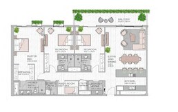 3 Beds 2057 Sq. Ft. Apartment in Meraas Central Park