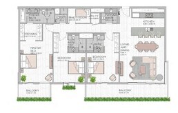 3 Beds 2137 Sq. Ft. Apartment in Meraas Central Park