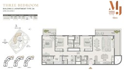 3 Beds 1926 Sq. Ft. Apartment in Meraas Elara