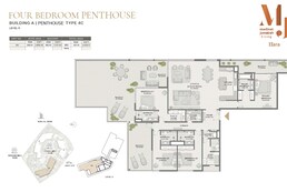 4 Beds 4533 Sq. Ft. Penthouse in Meraas Elara