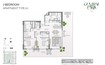 Meraas Erin Central Park 2 Beds Layout