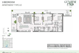 3 Beds 2835 Sq. Ft. Apartment in Meraas Erin Central Park
