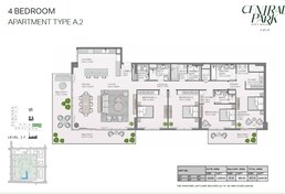 4 Beds 2946 Sq. Ft. Apartment in Meraas Erin Central Park