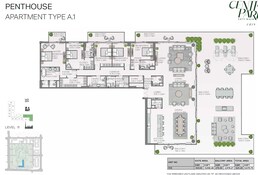 5 Beds 6677 Sq. Ft. Penthouse in Meraas Erin Central Park