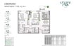 Meraas Fern Central Park 2 Beds Layout