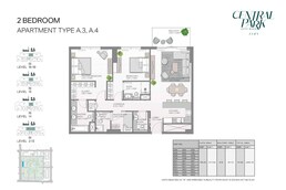 2 Beds 1265 Sq. Ft. Apartment in Meraas Fern Central Park