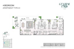 4 Beds 3079 Sq. Ft. Apartment in Meraas Fern Central Park