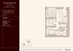 Meraas Jumeirah Residences Emirates Towers 2 Beds Layout