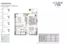 1 Bed 742 Sq. Ft. Apartment in Meraas Laurel Central Park Apartments