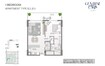 Meraas Laurel Central Park Apartments 1 Bed Layout