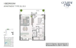 1 Bed 919 Sq. Ft. Apartment in Meraas Laurel Central Park Apartments