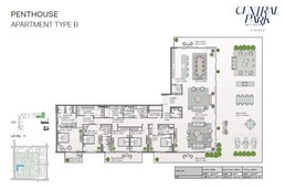 5 Beds 6332 Sq. Ft. Penthouse in Meraas Laurel Central Park Apartments
