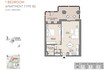 Meraas MJL Jadeel 1 Bed Layout