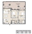 Meraas MJL Jadeel 2 Beds Layout