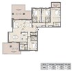 Meraas MJL Jadeel 4 Beds Layout