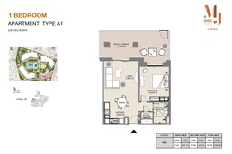 1 Bed 1001 Sq. Ft. Apartment in Meraas MJL Lamaa
