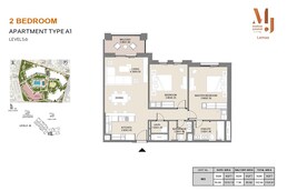 2 Beds 1105 Sq. Ft. Apartment in Meraas MJL Lamaa