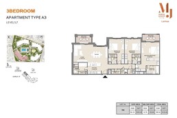 3 Beds 1818 Sq. Ft. Apartment in Meraas MJL Lamaa
