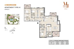 4 Beds 2684 Sq. Ft. Apartment in Meraas MJL Lamaa