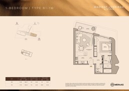 1 Bed 742 Sq. Ft. Apartment in Meraas Nourelle