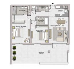 2 Beds 1703 Sq. Ft. Apartment in Meraas Port De la Mer