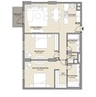 Meraas Port De la Mer La Cote 2 Beds Layout