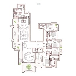 5 Beds 7600 Sq. Ft. Penthouse in Meraas Solaya
