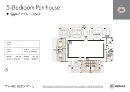 5 Beds 13026 Sq. Ft. Penthouse in Meraas The Edit