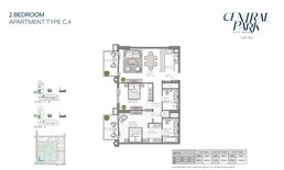 2 Beds 1190 Sq. Ft. Apartment in Meraas Thyme Central Park