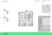 Meraas Viridian Residences 1 Bed Layout