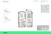 Meraas Viridian Residences 1 Bed Layout