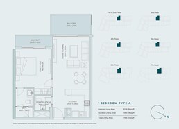 1 Bed 788 Sq. Ft. Apartment in Meraki The Haven Phase 3