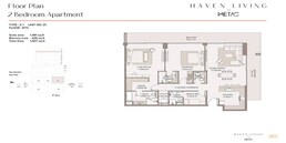 2 Beds 1907 Sq. Ft. Apartment in Metac Haven Living