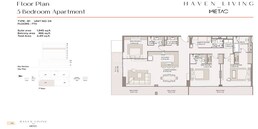 3 Beds 2411 Sq. Ft. Apartment in Metac Haven Living