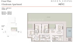 4 Beds 5673 Sq. Ft. Apartment in Metac Haven Living