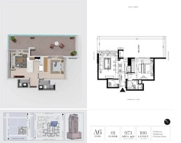 1 Bed 973 Sq. Ft. Apartment in Meteora 7 Park Central Apartments