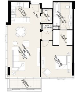 1 Bed 1007 Sq. Ft. Apartment in Meydan Canal Front Residences