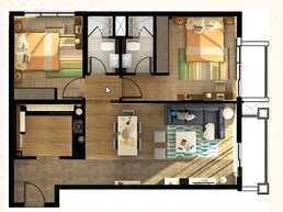 2 Beds 1239 Sq. Ft. Apartment in Milano Giovanni Boutique Suites