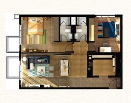 2 Beds 1442 Sq. Ft. Apartment in Milano Giovanni Boutique Suites