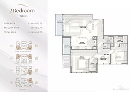 2 Beds 1318 Sq. Ft. Apartment in Mill Allegro Residences